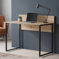 Компьютерный стол Ferrum-decor Скай 75x140x70 черный ДСП Дуб Сан-Марино 16мм (FRD-103664)