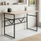 Комп'ютерний стіл Ferrum-decor Раян 75x100x60 чорний ДСП Дуб Сан-Марино 16мм (FRD-103674)