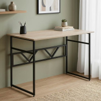 Комп'ютерний стіл Ferrum-decor Раян 75x120x60 чорний ДСП Дуб Сан-Марино 16мм (FRD-103684)