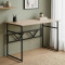 Комп'ютерний стіл Ferrum-decor Раян 75x120x60 чорний ДСП Дуб Сан-Марино 16мм (FRD-103684)