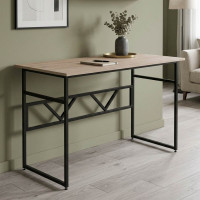 Комп'ютерний стіл Ferrum-decor Раян 75x140x60 чорний ДСП Дуб Сан-Марино 16мм (FRD-103694)