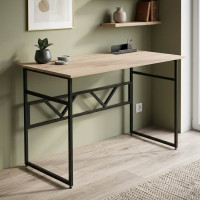 Компьютерный стол Ferrum-decor Раян 75x100x70 черный ДСП Дуб Сан-Марино 16мм (FRD-103704)