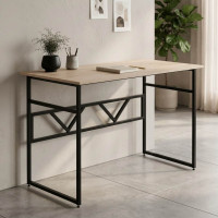 Компьютерный стол Ferrum-decor Раян 75x120x70 черный ДСП Дуб Сан-Марино 16мм (FRD-103714)