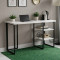 Письмовий стіл Ferrum-decor Кевін 76x140x60 чорний ДСП Біле 32мм (FRD-103814)