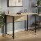 Письмовий стіл Ferrum-decor Курт 75x120x60 чорний ДСП Дуб Сонома 16мм (FRD-103914)