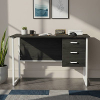 Комп'ютерний стіл Ferrum-decor Гаррі 75x140x60 білий ДСП Сосна Кембра 16мм (FRD-104064)