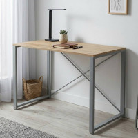 Письмовий стіл Ferrum-decor Серії Конект 75x120x600 сірий ДСП Дуб Сан-Марино 16мм (FRD-104214)