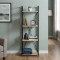 Этажерка 4/34 Ferrum-decor Серии Конект 120x34x28 черный ДСП Дуб Сонома 16мм (FRD-104274)