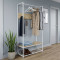 Вешалка напольная модульная Ferrum-decor Трелис 13 180x90x38 белый ДСП Дуб Сонома 16мм (FRD-104334)
