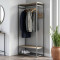 Вешалка напольная модульная Ferrum-decor Трелис 15 180x90x38 серый ДСП Дуб Сан-Марино 16мм (FRD-104374)