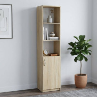 Пенал Анжело Ferrum-decor на 4 полки с 1 дверью 1900x400x380 ДСП Дуб Сонома 16 мм (FRD-104914)