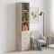 Пенал Анжело Ferrum-decor на 3 полиці з 4 шухлядами 1900x400x380 ДСП Дуб Сан-Марино 16 мм (FRD-104924)