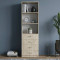 Шкаф Анжело Ferrum-decor на 3 полки с 4 ящика 1900x600x380 ДСП Дуб Сан-Марино 16 мм (FRD-104984)
