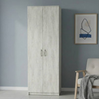 Шафа Анжело Ferrum-decor на 5 полиць 2 двері 1900x800x380 ДСП Бетон 16 мм (FRD-105054)