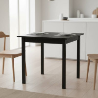 Стол кухонный Ferrum-decor Диего 75x90x90 Черный ДСП Сосна Кембра 16мм (FRD-105722)