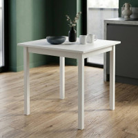 Стіл кухонний Ferrum-decor Дієго 75x80x80 Білий ДСП Біле 16мм (FRD-106302)