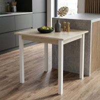 Стол кухонный Ferrum-decor Диего 75x90x90 Белый ДСП Сонома 16мм (FRD-106312)