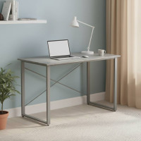 Стіл письмовий Дейв Ferrum-decor 750x1200x600 Сірий метал ДСП Бетон 16 мм (FRD-106442)