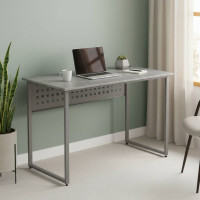 Стол письменный Майк Ferrum-decor 75x140x70 Серый металл ДСП Бетон 32 мм (FRD-106542)
