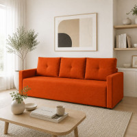 Диван прямий Mekko Melbourne 2060*830 Ergo II категорія Allure Premium Orange (MEK-161239)