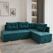 Диван ортопедичний поворотний Мекко Mercury 3000*2150 Pocket Spring Cocos II категорія Allure Premium Ocean (MEK-161098)
