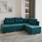 Диван ортопедичний поворотний Мекко Mercury 3000*2150 Pocket Spring Cocos II категорія Allure Premium Ocean (MEK-161098)