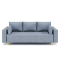 Ортопедичний диван Мекко Oslo 2300*1000 Lux IV категорія Bestseller Blue Fog (MEK-161158)
