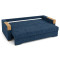 Ортопедичний розкладний диван Мекко Reston 2250×960 Gold IV категорія Bestseller Denim (MEK-161189)