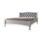 Односпальне дерев'яне ліжко Mebigrand Равенна Р3 Бежевий (S2005Y50R)/Аляска 93 (Сірий) 80х190 см (MBG-21818)