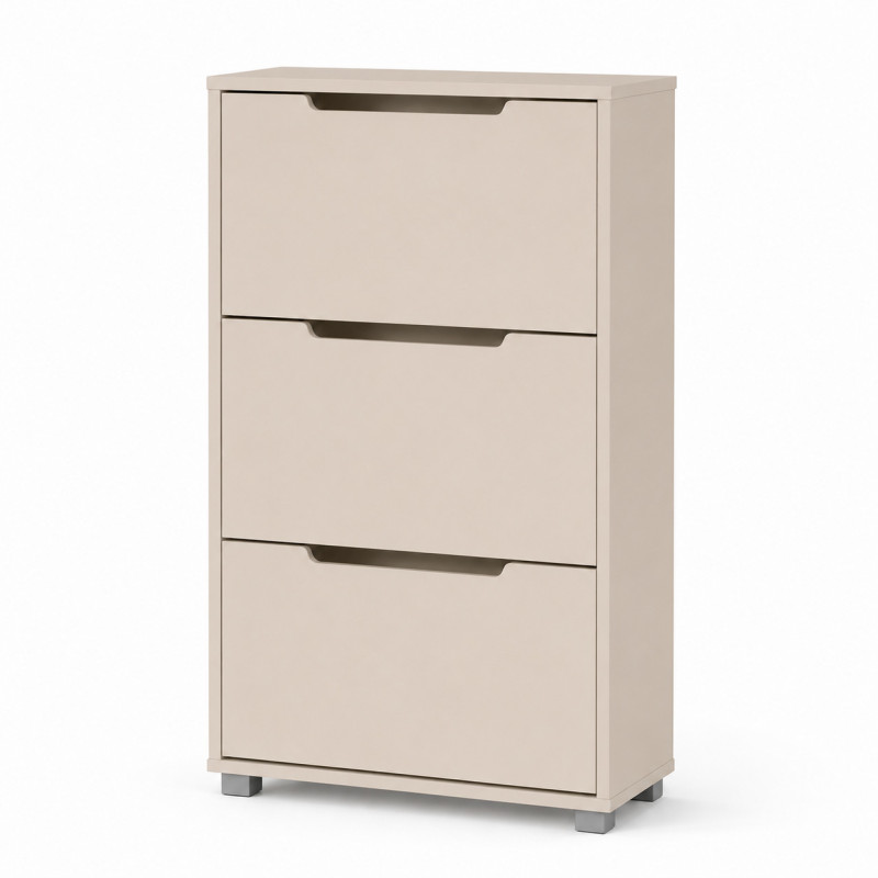 Тумба для взуття з ящиками LION ТО-2 70,4x28,2x123,4 см Кашемір (LION-045352)
