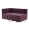 Диван-ліжко ортопедичне Мекко Belfast Pocket Spring Cocos IV категорія Bestseller Plum (MEK-161649)