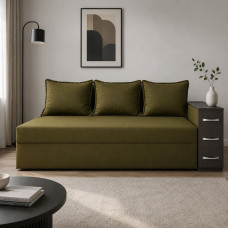 Ортопедичний диван Мекко Compact 2200×960 Gold тканина Bagama 17 (MEK-161629)