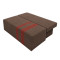 Ортопедичний диван Мекко Cool 1900*860 мм Lux IV категорія тканини Bestseller Taupe/Bestseller Terracotta (MEK-161294)
