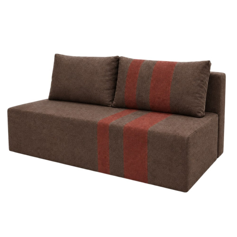 Ортопедичний диван Мекко Cool 1900*860 мм Lux IV категорія тканини Bestseller Taupe/Bestseller Terracotta (MEK-161294)