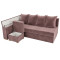 Кутовий ортопедичний диван Мекко Cube 2250×1430 Lux II категорія Allure Premium Rose (MEK-161539)