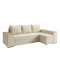 Кутовий ортопедичний диван Мекко Cube Comfort 2650x1600 Lux IІІ категорія Austin 1 Ivory (MEK-161759)