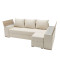 Кутовий ортопедичний диван Мекко Cube Comfort 2650x1600 Lux IІІ категорія Austin 1 Ivory (MEK-161759)
