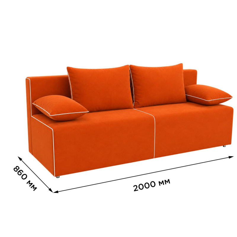 Ортопедичний диван Мекко Kair Lux 2000*860 Bonel Standart Hard Plus I категорія Riviera 051 (MEK-161579)