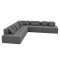 Кутовий диван Мекко Paradise 3500*3500 Perfect III категорія Austin 19 Anthracite (MEK-161509)