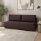 Ортопедичний диван Мекко Polo 2080*860 Bonel Standart Hard Plus III категорія Austin 7 Aubergine (MEK-161068)