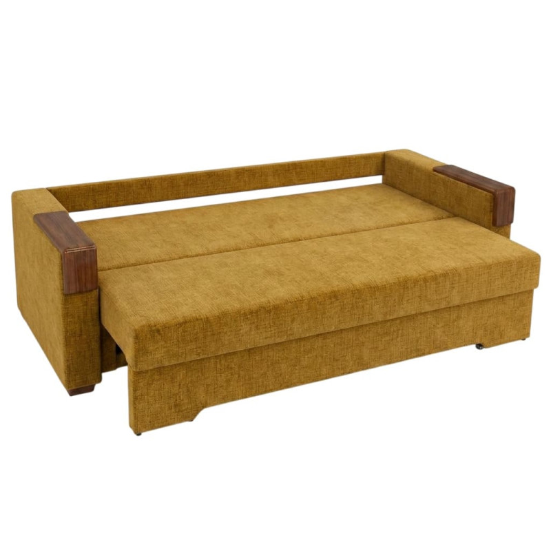 Ортопедичний розкладний диван Мекко Reston Maxi 2300×1030 Bonel Standart Hard Plus IV категорія Bestseller Amber (MEK-161429)