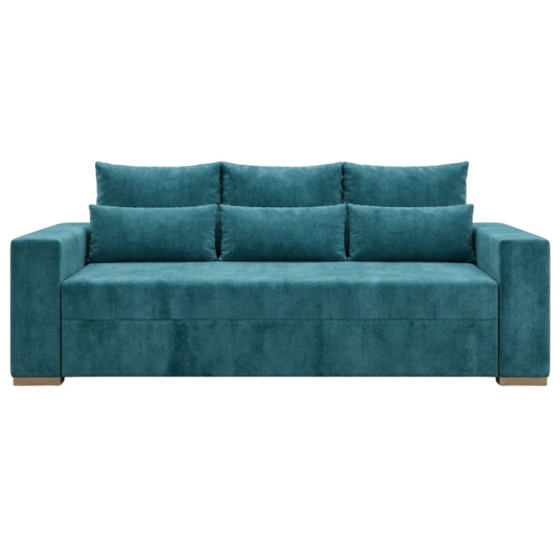 Ортопедичний диван Мекко Trend 2650×1150 Bonel Standart Hard Plus IV категорія Bestseller Teal (MEK-161659)