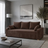 Ортопедичний диван Мекко Wilson Maxi 2300x1000 Bonel Standart Hard Plus II категорія Allure Premium Brown (MEK-161359)