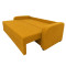 Диван розкладний ортопедичний Мекко Wilson 1950х1450 мм Bonel Standart Hard Plus II категорія Allure Premium Yellow (MEK-161219)