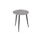 Круглий стіл OPTIMA 3 ніжки конусні Ferrum-decor 750x670x670 Чорний метал ДСП Бетон 16 мм (FRD-107446)