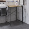 Стелаж-полиця Бафрум 401 Ferrum-decor для пральної машини 90x70,5x60,5 Чорний метал ДСП Дуб Артизан 16 мм (FRD-107356)