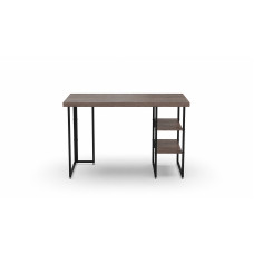 Стіл письмовий Кевин Ferrum-decor 75x120x70 Чорний метал ДСП Дуб Кремона Канолло 32 мм (FRD-108036)