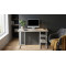 Стіл письмовий Кевин Ferrum-decor 75x100x70 Білий метал ДСП Кашемір 16 мм (FRD-108136)