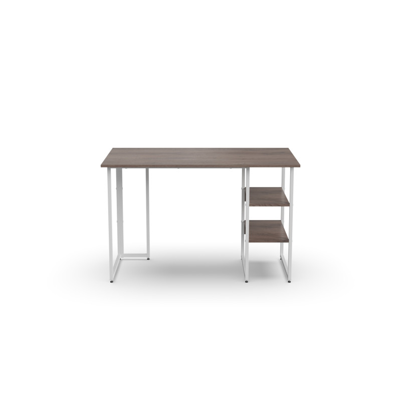 Стіл письмовий Кевин Ferrum-decor 75x120x60 Білий метал ДСП Дуб Кремона Канолло 16 мм (FRD-108016)