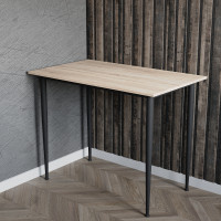 Універсальний стіл Prime Ferrum-decor 750x1000x600 Чорний метал ДСП Дуб Сонома 16 мм (FRD-107626)